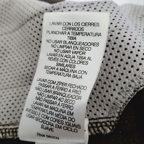 Salomon Soft Shell Jacket Wind/Water Resistant Brown w/ Aqua Trim Women's M - Picture 13 of 15